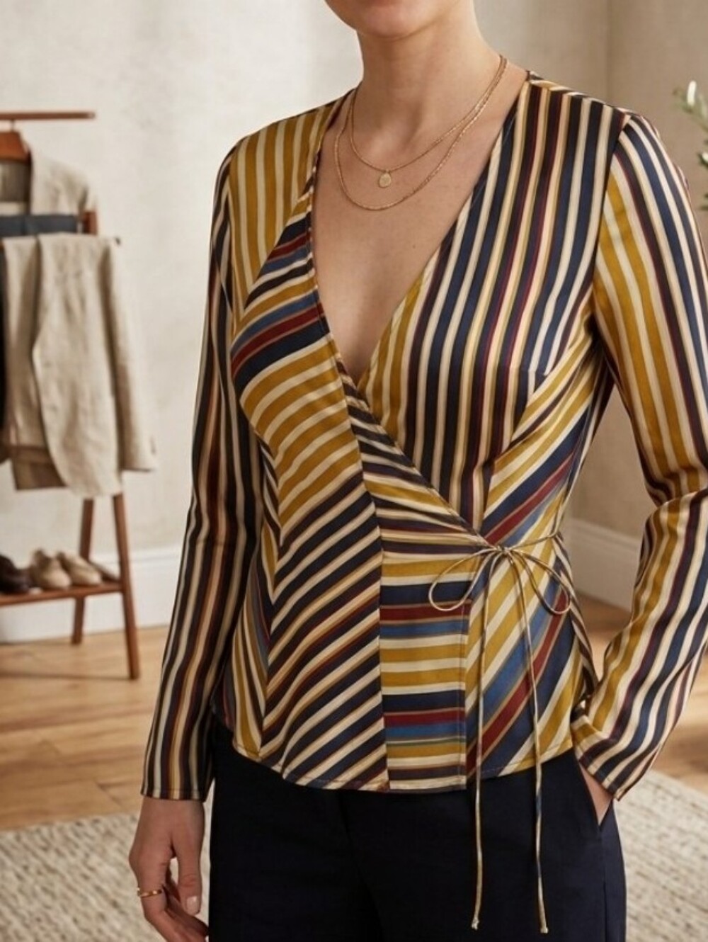Poleci 100% silk top